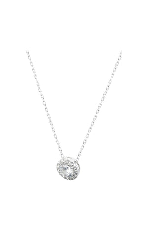 Collier pendentif - Argent 925/000 & zircon