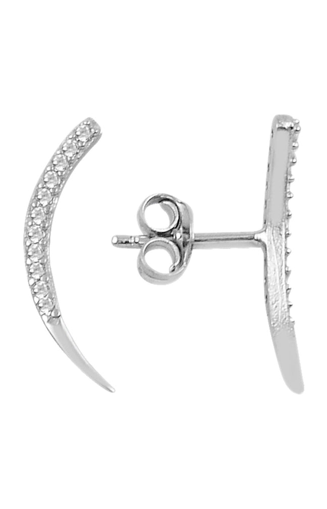 Boucles d'oreilles - Argent 925/000 & zircons