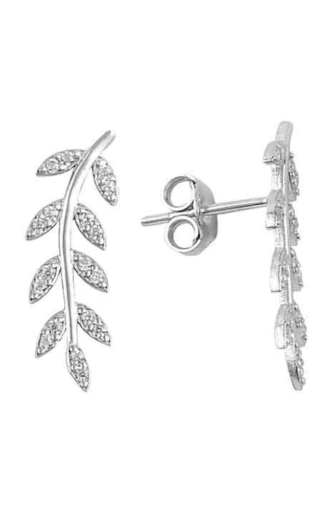 Boucles d'oreilles - Argent 925/000 & zircons