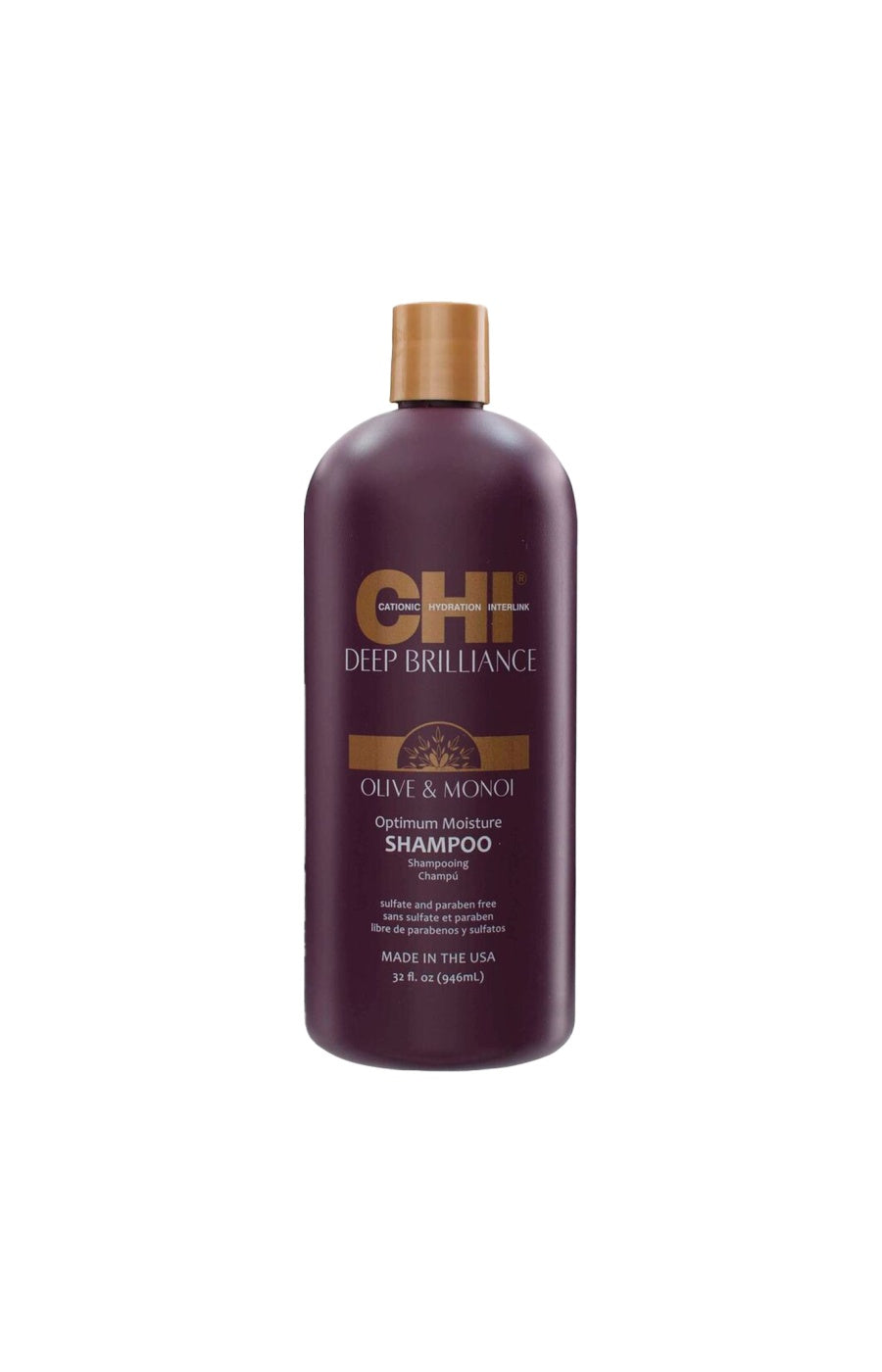 Shampoing hydratant - Deep Brillance - Cheveux secs & abîmés - 946 ml