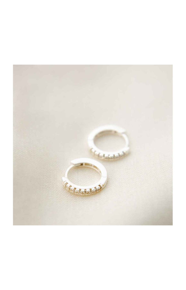 Créoles - Argent 925/000 & zircons