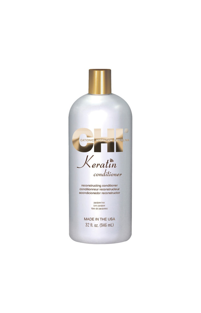 Après-shampoing reconstructeur - Keratin - Cheveux déshydratés - 946 ml