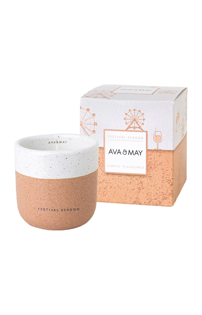 Bougie parfumée - Festival Season - Ambre, fruits secs & fève de tonka - 200 g