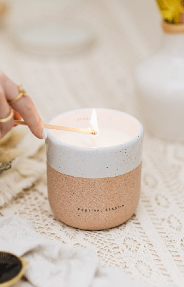 Bougie parfumée - Festival Season - Ambre, fruits secs & fève de tonka - 200 g