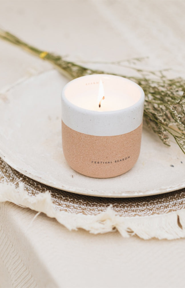 Bougie parfumée - Festival Season - Ambre, fruits secs & fève de tonka - 200 g