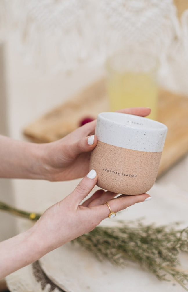 Bougie parfumée - Festival Season - Ambre, fruits secs & fève de tonka - 200 g