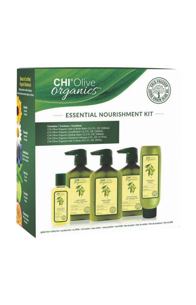 Kit nourrissant - Olive Organics - Corps & cheveux - 5 produits