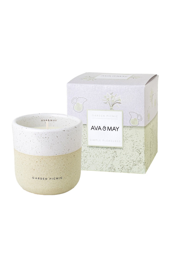 Bougie parfumée - Garden Picnic - Fleur d'oranger, violette & ylang ylang - 200 g