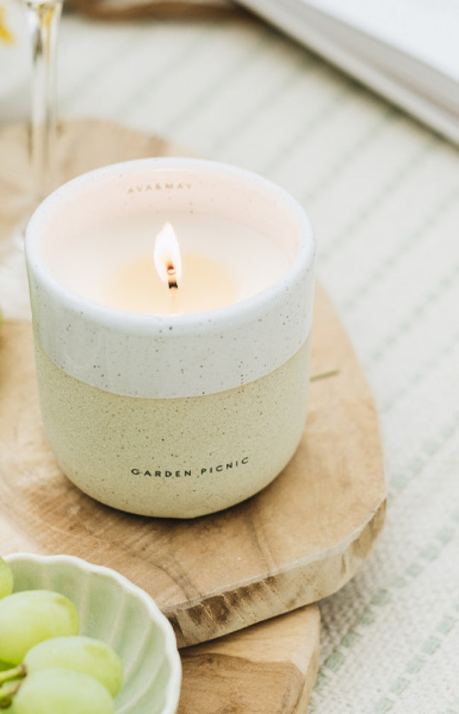 Bougie parfumée - Garden Picnic - Fleur d'oranger, violette & ylang ylang - 200 g