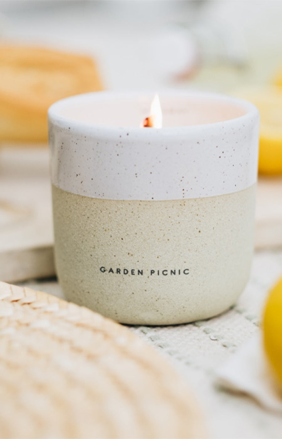 Bougie parfumée - Garden Picnic - Fleur d'oranger, violette & ylang ylang - 200 g