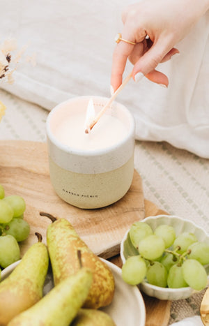 Bougie parfumée - Garden Picnic - Fleur d'oranger, violette & ylang ylang - 200 g