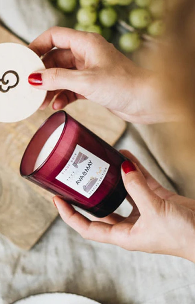 Bougie parfumée - Pinot Noir - Cassis & framboise - 180 g