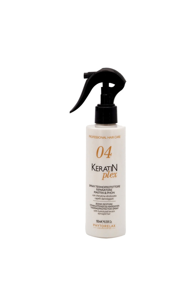 Spray lissant & thermo-protecteur - 04 Keratin Plex - Cheveux abîmés - 180 ml