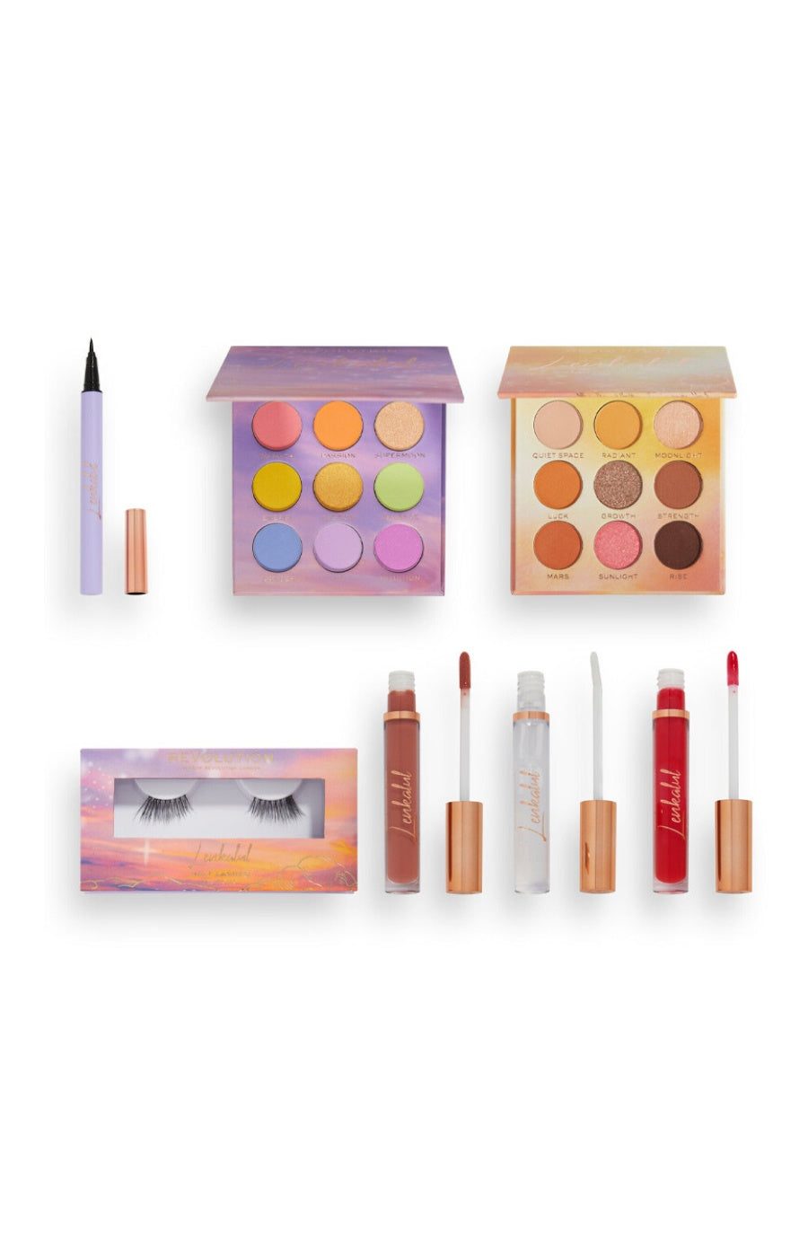 Coffret Lenkalul - Yeux & lèvres - 7 produits