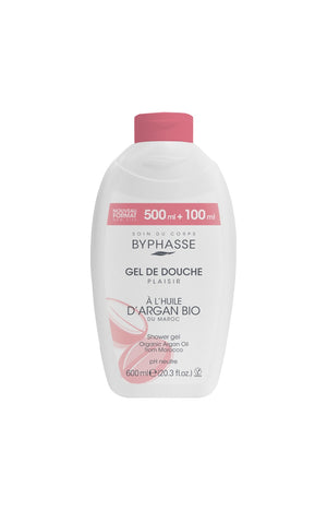 Gel douche - Huile d'argan - Plaisir - 600 ml