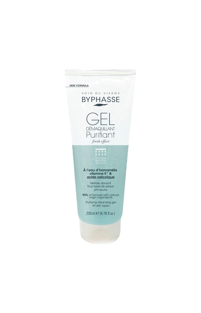 Gel démaquillant purifiant -  Eau d'hamamélis, vitamine E & acide salicylique