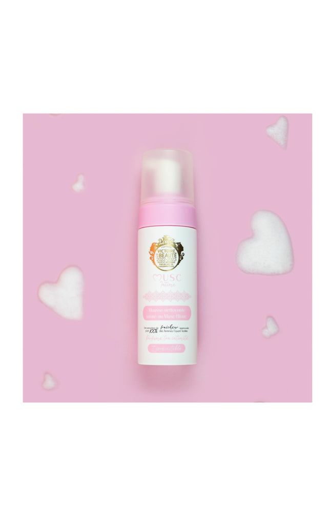 Mousse nettoyante intime - L'Irrésistible - Musc blanc - 150 ml