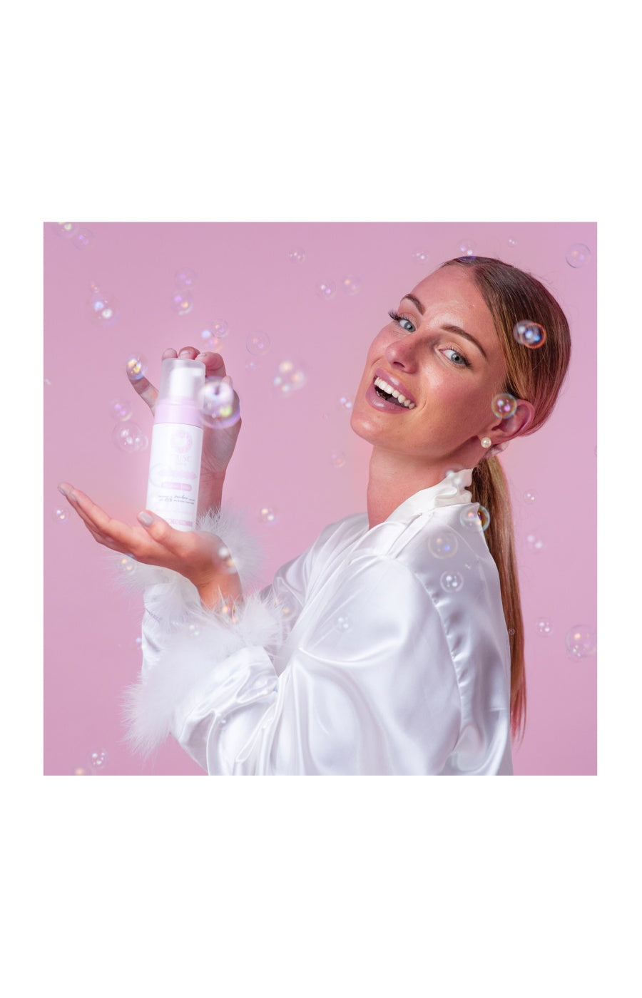 Mousse nettoyante intime - L'Irrésistible - Musc blanc - 150 ml
