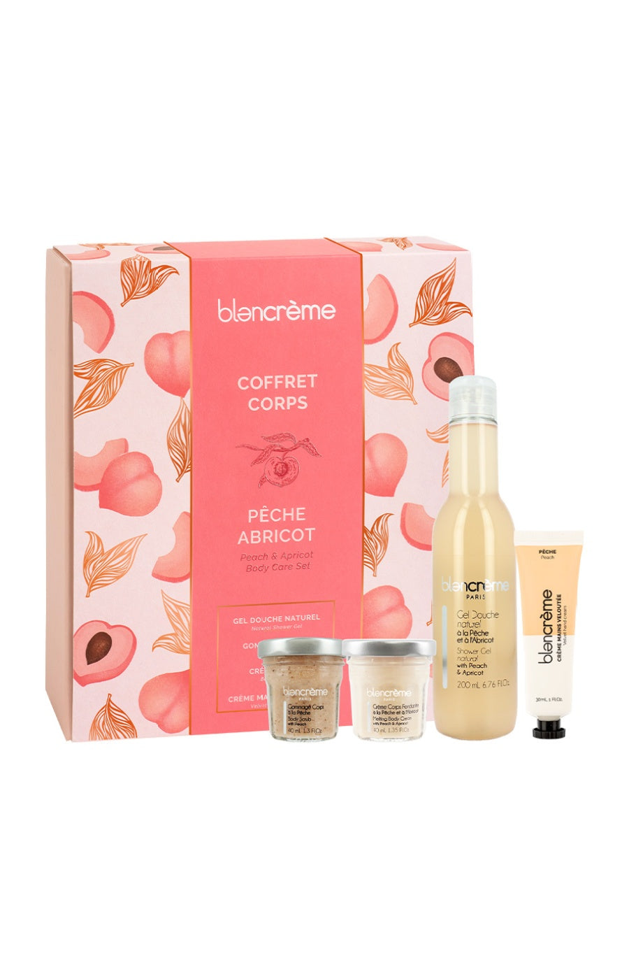 Coffret corps - Pêche & Abricot - 4 soins