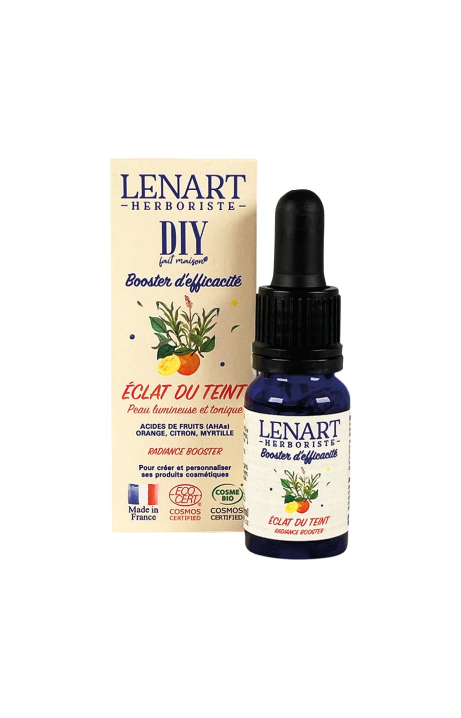 Booster éclat bio - Acides de fruits - Visage - 10 ml