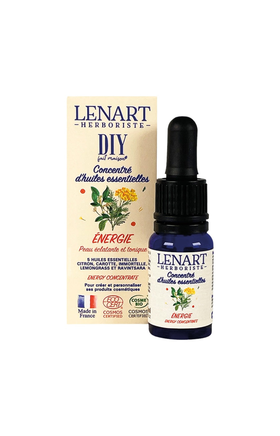 Concentré tonifiant bio - Énergie - Visage - 10 ml