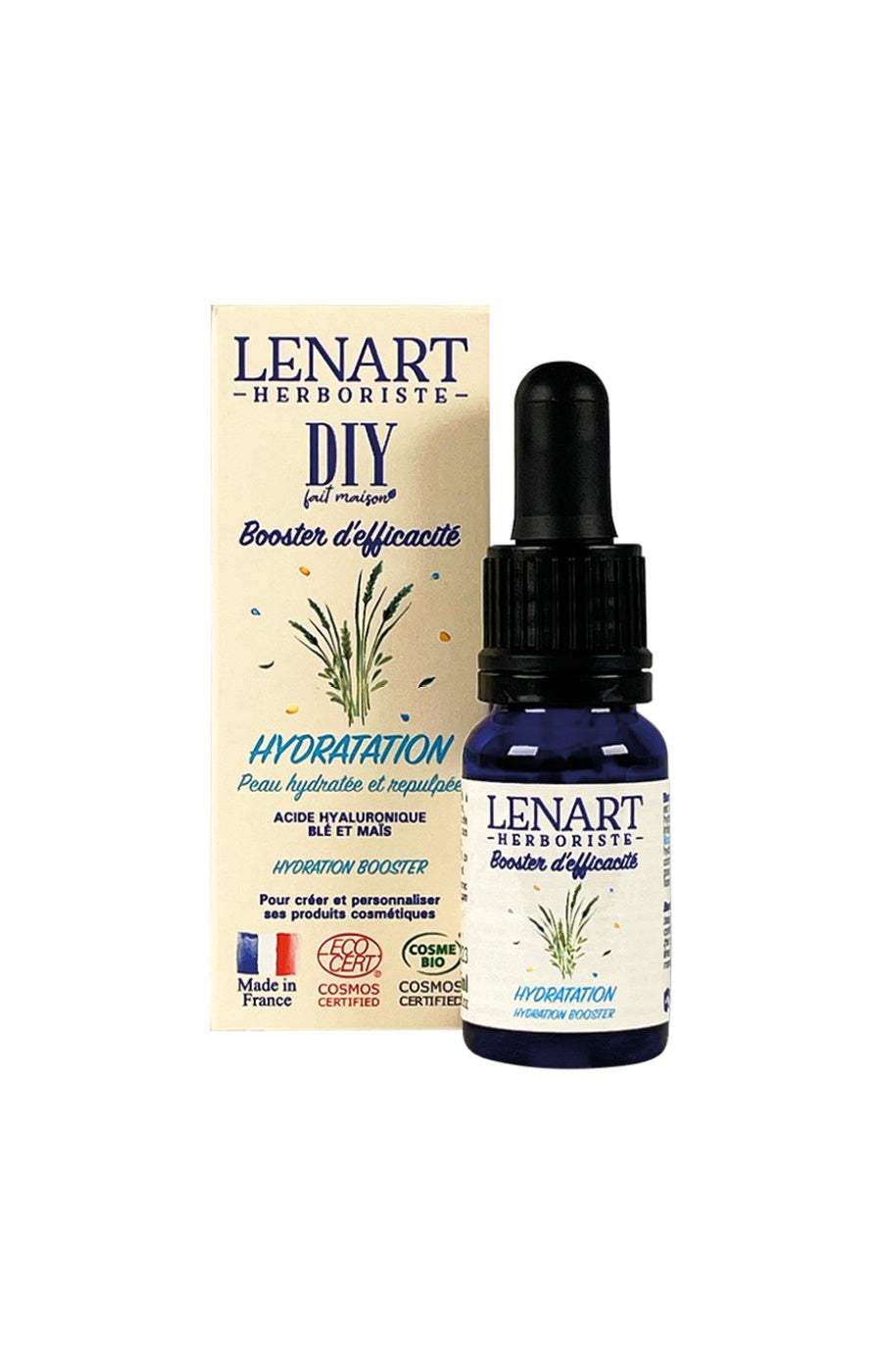 Booster hydratant bio - Acide hyaluronique - Visage - 10 ml