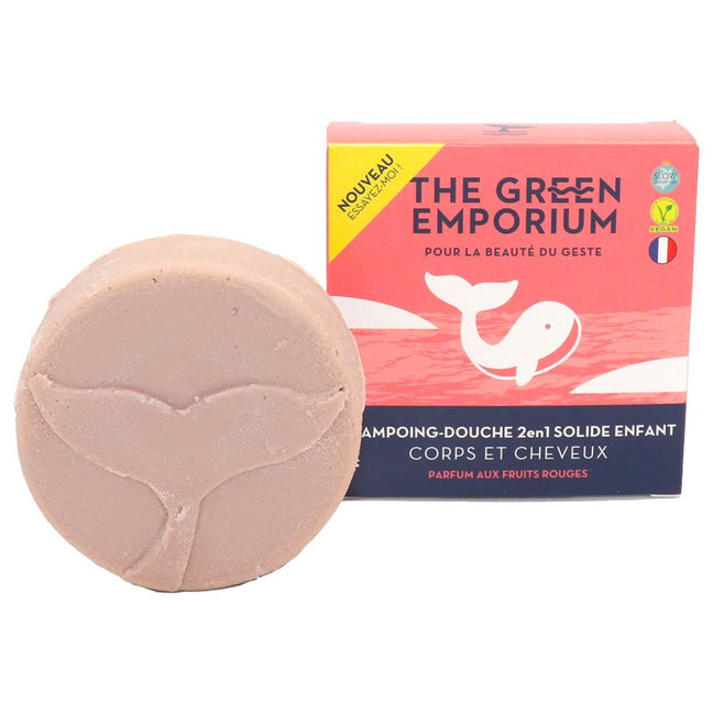 Savon solide - Corps & cheveux 2-en-1-  Fruits rouges