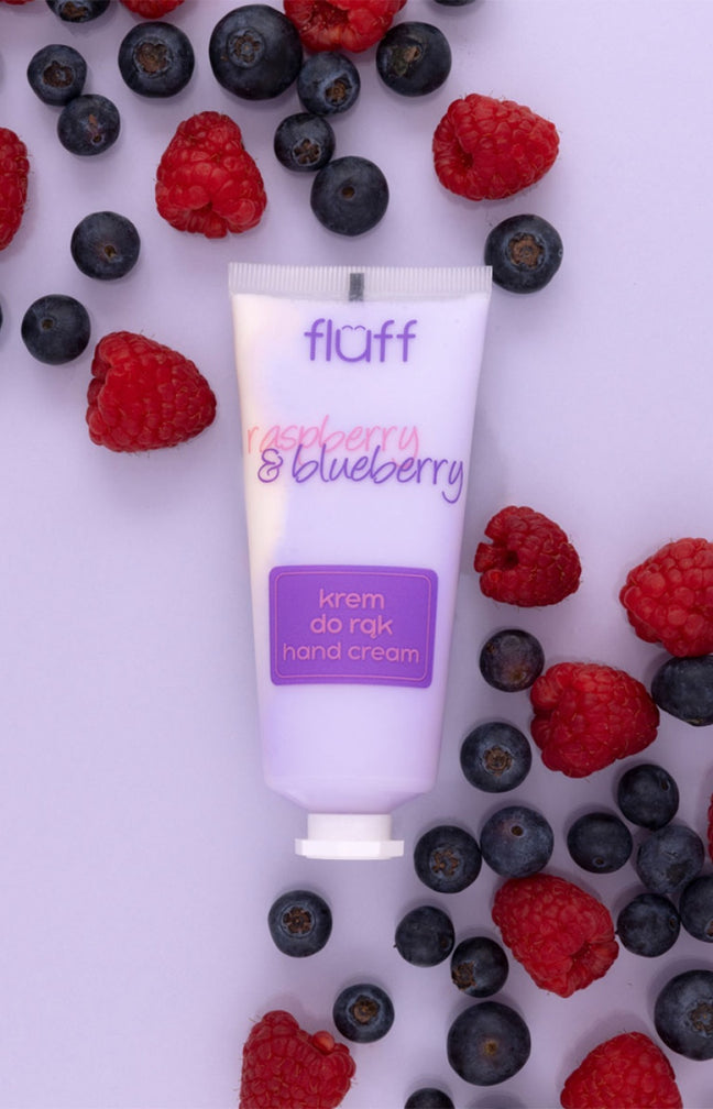 Crème pour les mains naturelle - Myrtilles & framboises - 50 ml