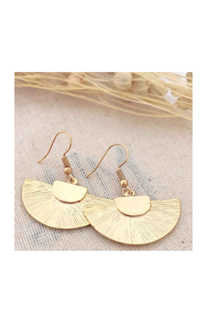 Boucles d'oreilles - Laiton plaqué or