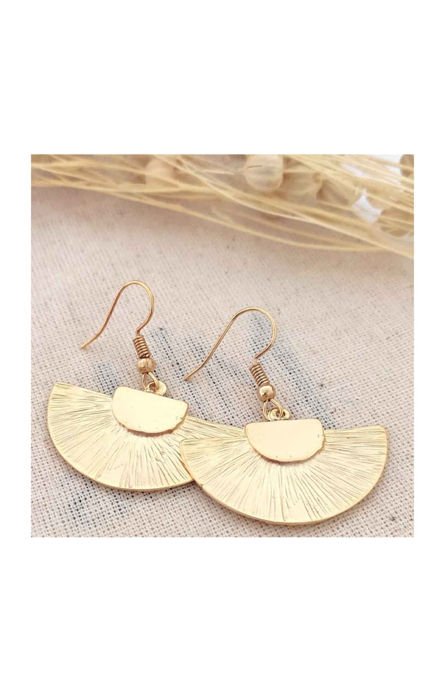 Boucles d'oreilles - Laiton plaqué or