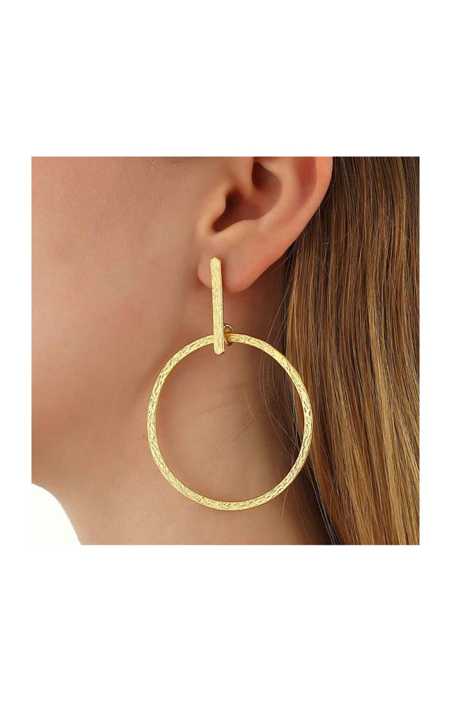 Boucles d'oreilles - Laiton plaqué or