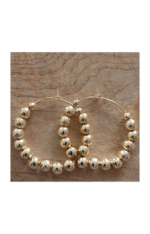 Boucles d'oreilles - Laiton plaqué or