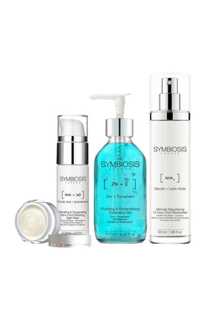 Coffret soins de nuit - Collagène & acide glycolique - Visage & yeux - 4 soins