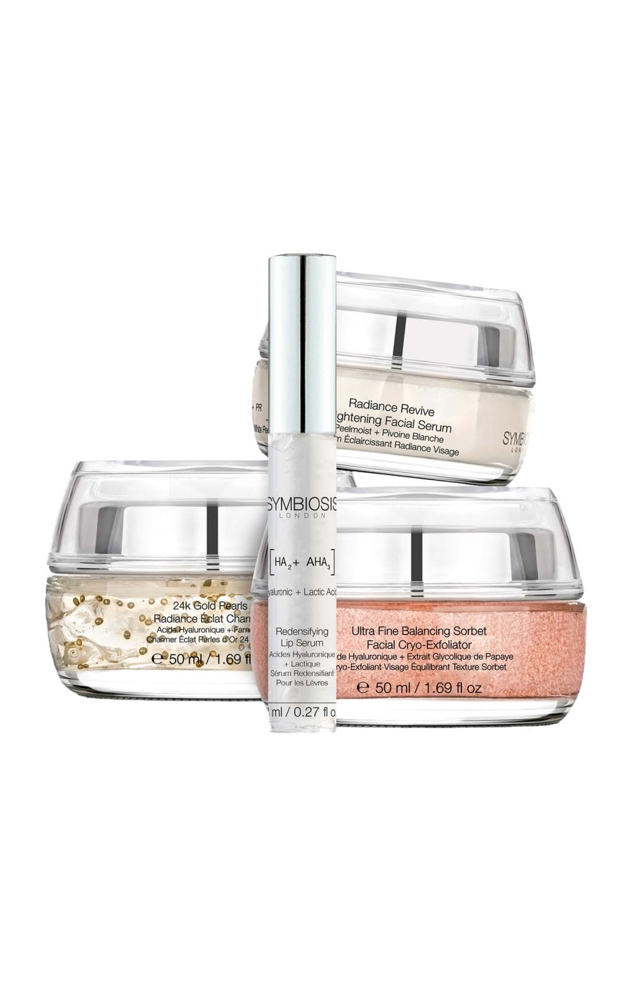 Coffret régénérant - Acide hyaluronique - Visage & lèvres - 4 soins