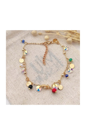 Bracelet de cheville - Laiton plaqué or