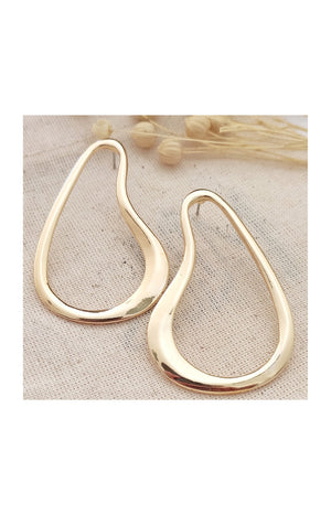 Boucles d'oreilles - Laiton plaqué or