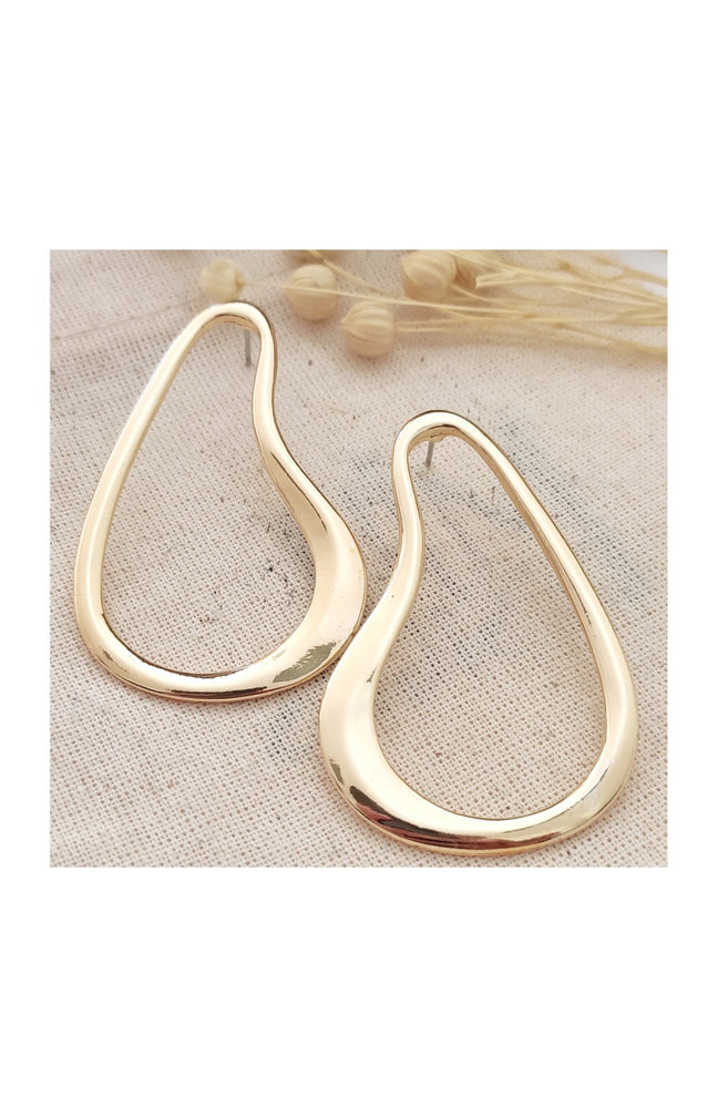 Boucles d'oreilles - Laiton plaqué or
