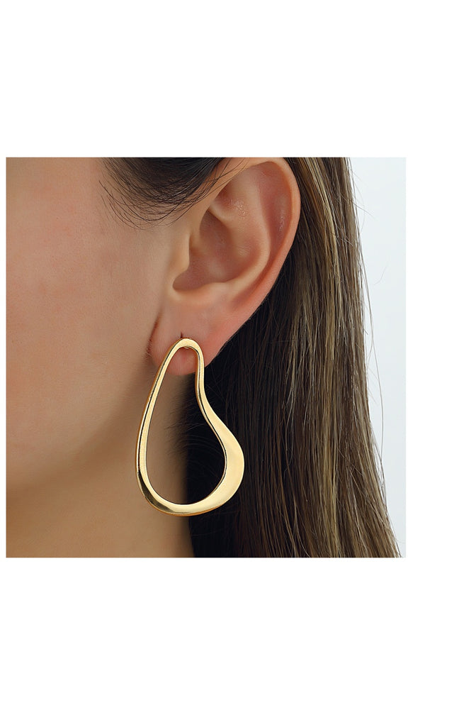 Boucles d'oreilles - Laiton plaqué or