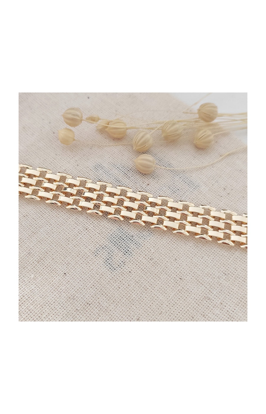 Bracelet - Laiton plaqué or