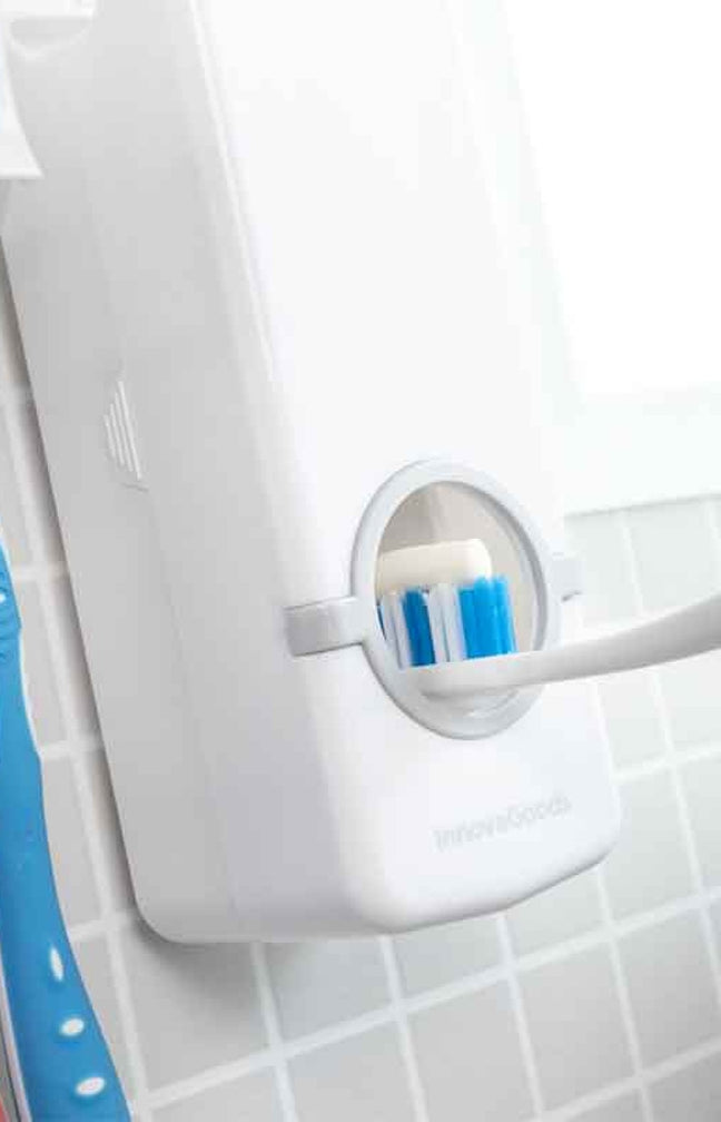 Distributeur de dentifrice & porte brosse à dents