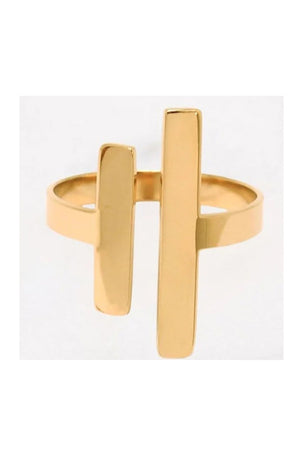 Bague ajustable - Acier inoxydable doré