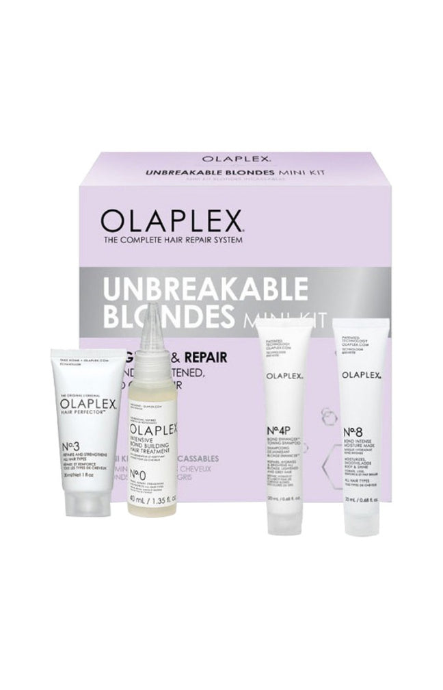 Mini kit réparateur - Unbreakable Blondes - Cheveux blonds, éclaircis & gris - 4 produits