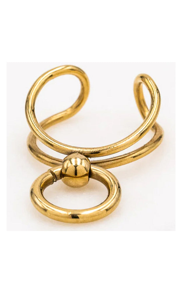 Bague ajustable - Acier inoxydable doré