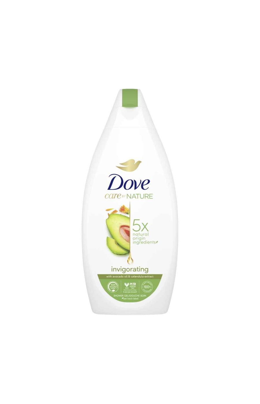 Gel douche - Huile d'avocat & extrait de calendula - 400 ml