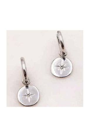Créoles - Acier inoxydable & strass