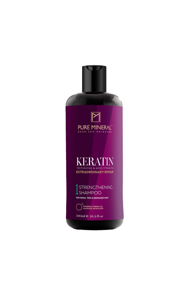 Shampoing à la kératine - Cheveux fins et fragilisés - 500 ml
