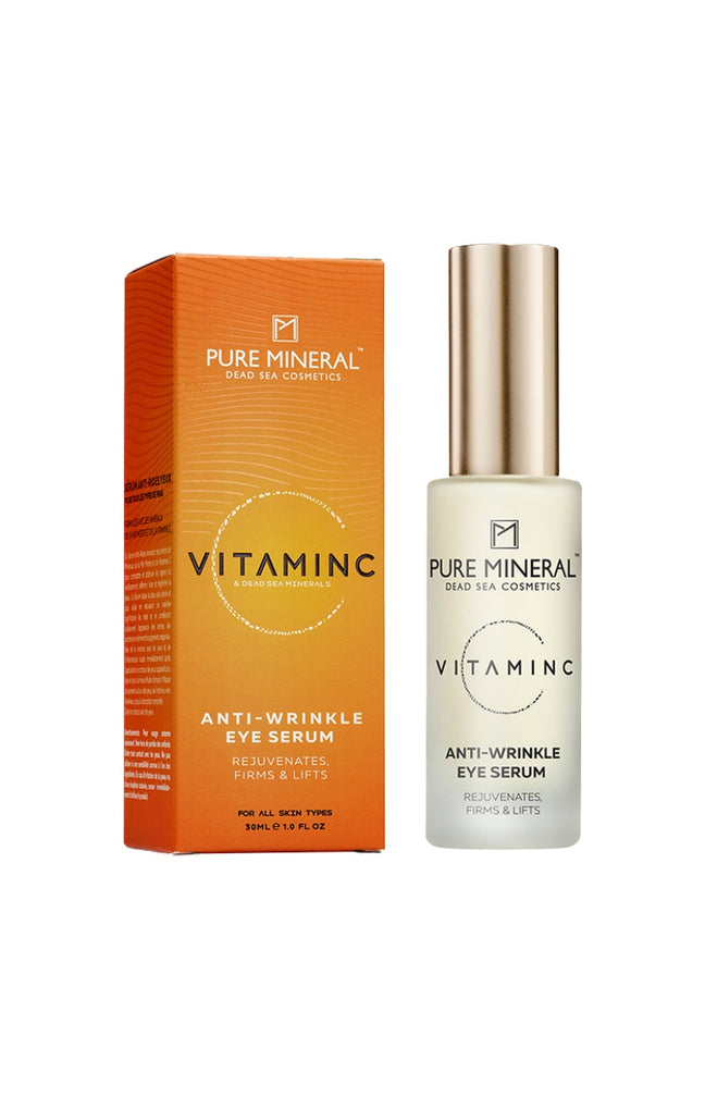 Sérum anti-rides yeux - Vitamine C & minéraux de la mer Morte - 30 ml
