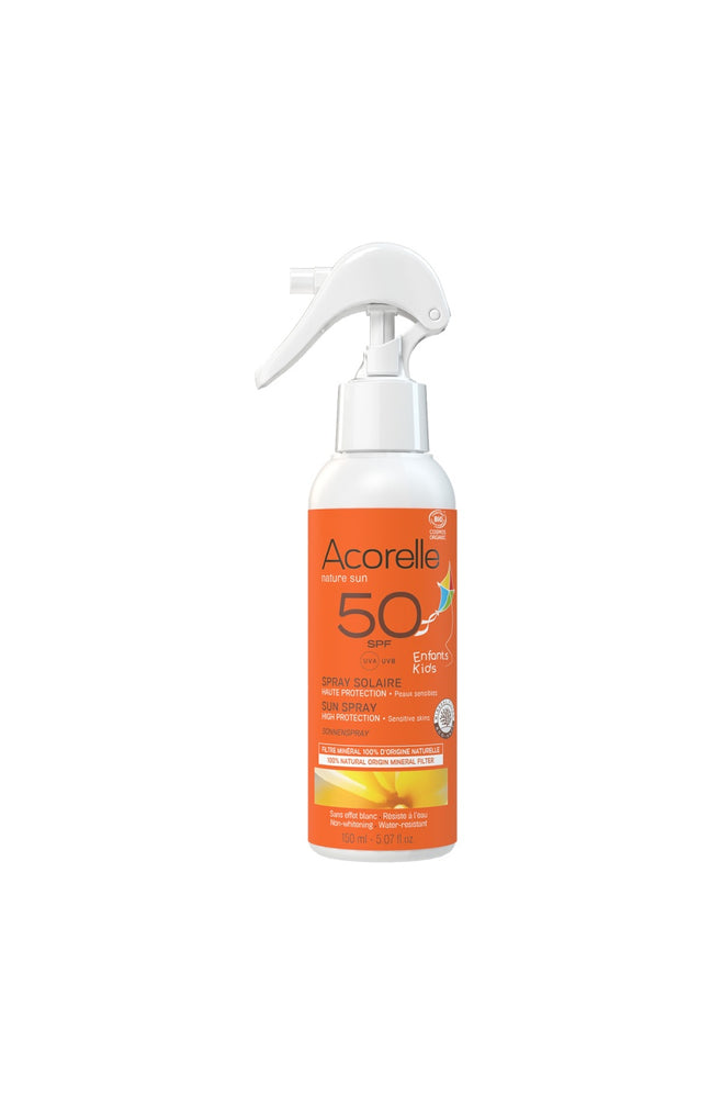 Spray solaire SPF 50 bio - Visage & corps - Enfant - 150 ml