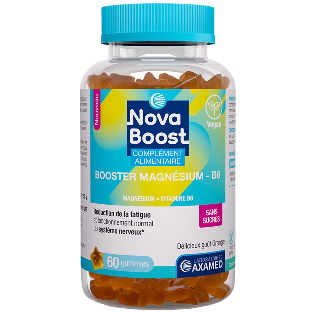 Gummies booster magnésium B6 - Orange - 1 mois