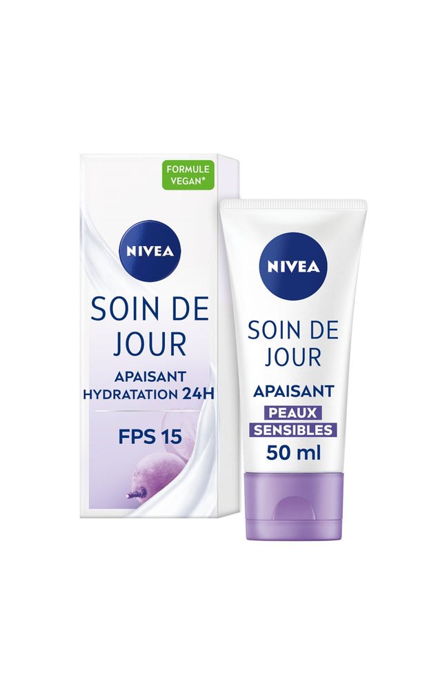 Crème de jour apaisant & hydratant 24h SPF 15 - Sensitive - Peaux sensibles